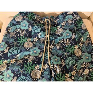 Nautica Nylon Board Shorts Swim Trunks‎ Men’s Sz L Shells Beach Swimming